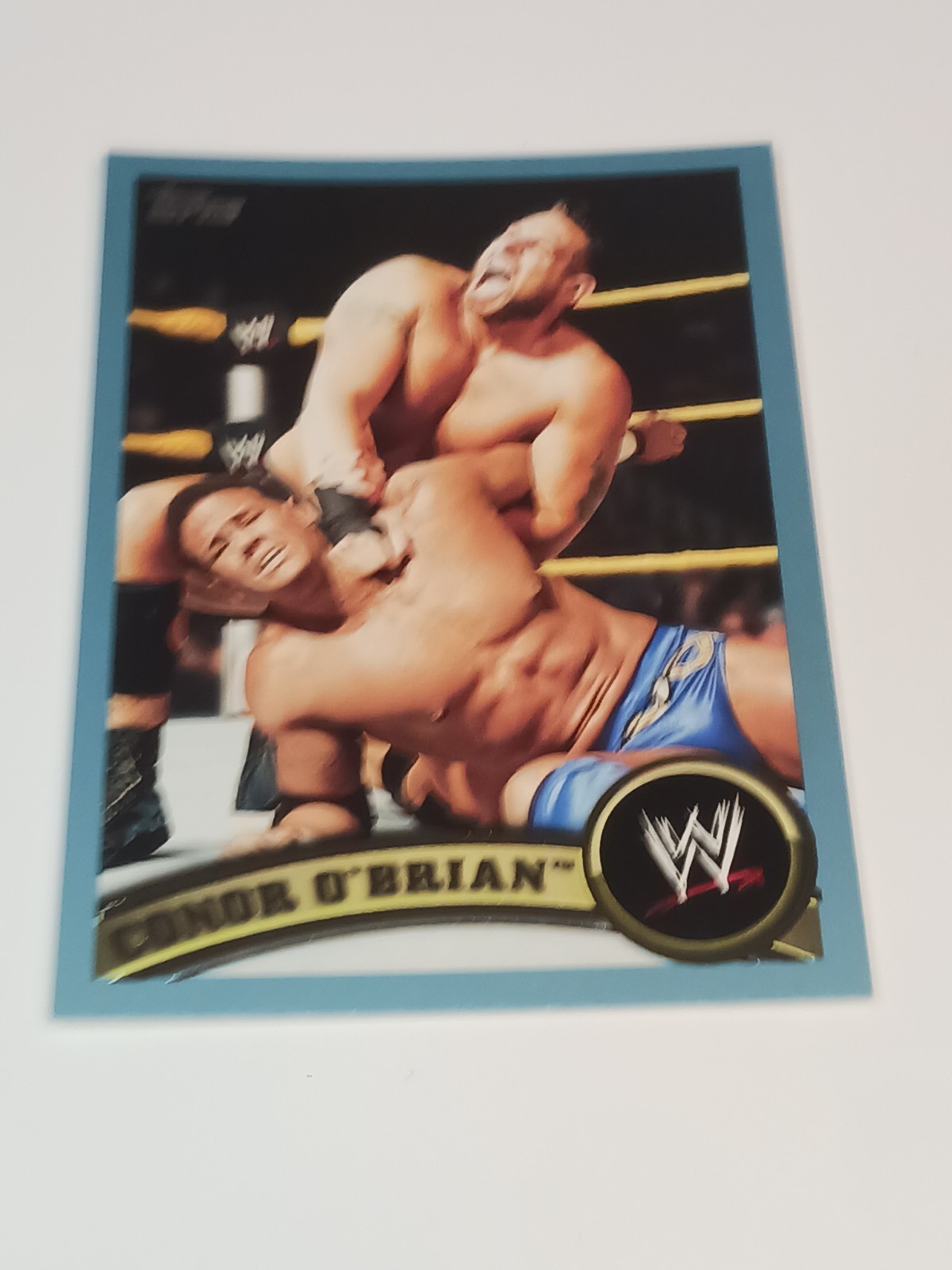 2011 Topps WWE Blue /2011 Conor O'Brian #87 Rookie RC Parallel Border Insert SP