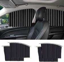 4 Pack Slidable Car Side Window Sun Shades Privacy Magnetic Curtains for Baby Sl
