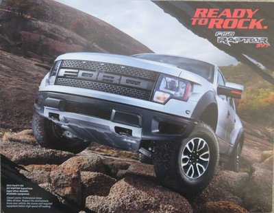 2012 Ford F-150 Rapter SVT USA Prospekt Blatt Brochure