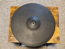 Roland CY-14C Electric Drum Crash V-Cymbal, 14-Inch - Black