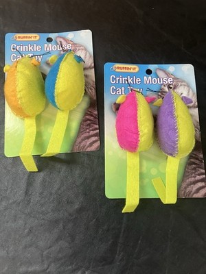 Lot of 2 New Cat Toys Vintage Style Cat Toys for Indoor Cats