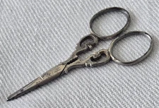 Antique F. Kohl Solingen Sewing Ornate German Steel Embroidery Scissors c.1900