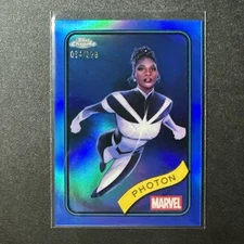 2025 Topps Chrome Marvel Photon #24 Blue Refractor - /299