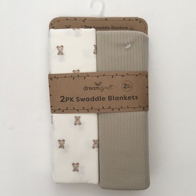 NEW Baby Blankets Multi-use Teddy Bear Theme & Solid Color Baby Gift | DreamGro