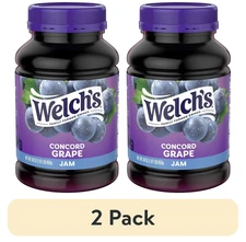 (2 pack) Welch's Concord Grape Jam, 30 oz Jar...