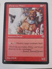 MTG - Dwarven Miner - Mirage Reprint