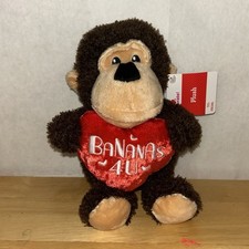 Dan Dee Monkey Plush Stuffed Animal Small 8" 2023