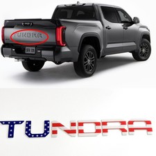 3d Usa Flag Tailgate Letters For 2022-25 Toyota Tundra Acrylic Inserts Emblems