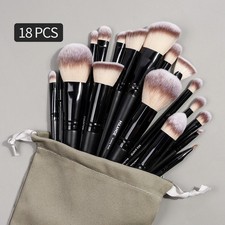 Makeup Brush Set 18PCS Premium Powder Concealers Eyeshadows Makeup Brushes