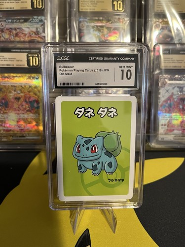 2019 POKEMON PLAYING CARDS OLD MAID JAPANESE BULBASAUR CGC 10 GEM MINT