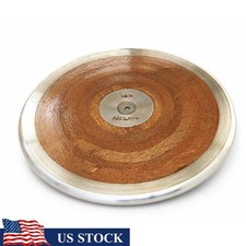 Durable Wood Discus 1.6K 3.9lb Steel Rim Economy Durable Training Competition US