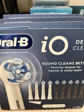 Oral-B iO Deep Clean Replacement Brush Heads 9-Pack Genuine New Damaged Box