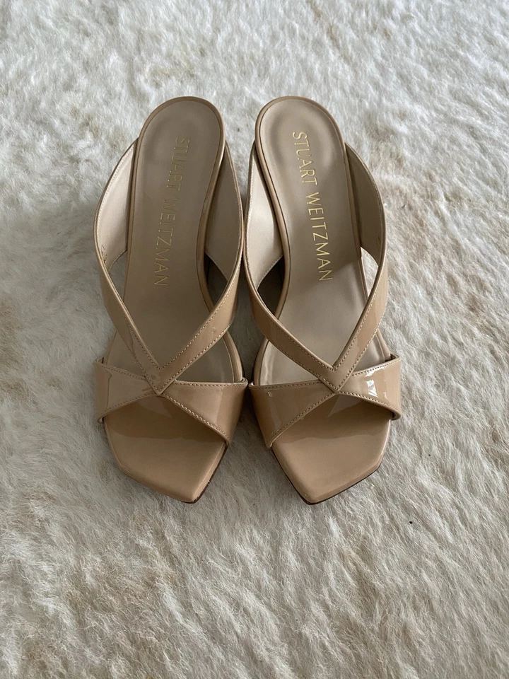 Stuart Weitzman NWOB Miami 50 Wedge Slide Size 7.5B - Image 4 of 4