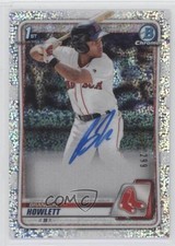 2020 Bowman Chrome Prospects Speckle Refractor /299 Brandon Howlett Auto 1ar1