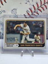 2023 Topps Heritage High Number Rookie RC Tristan Beck San Francisco Giants! B14
