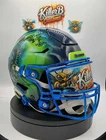 DK Metcalf Autographed Speedflex. Custom Paint. KBC. Seahawks