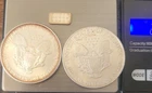 2) WALKING LIBERTY AMERICAN EAGLE .999 FINE SILVER DOLLAR COIN 1oz. $1 USA
