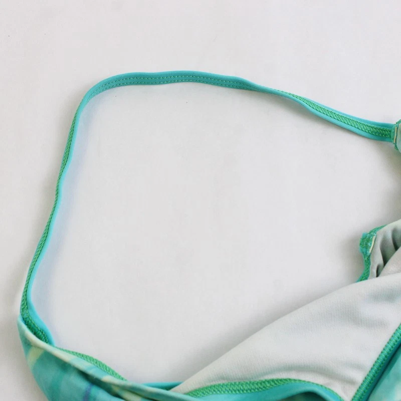 Nike Swim Gir'ls Crossback One Piece Swimsuit Teal & Purple Size 8 - Image 3 of 4