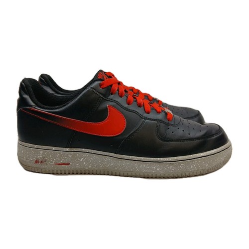 Men’s Nike Air Force 1 Low Black Challenge Red Size 10 Low Tops 488298-070