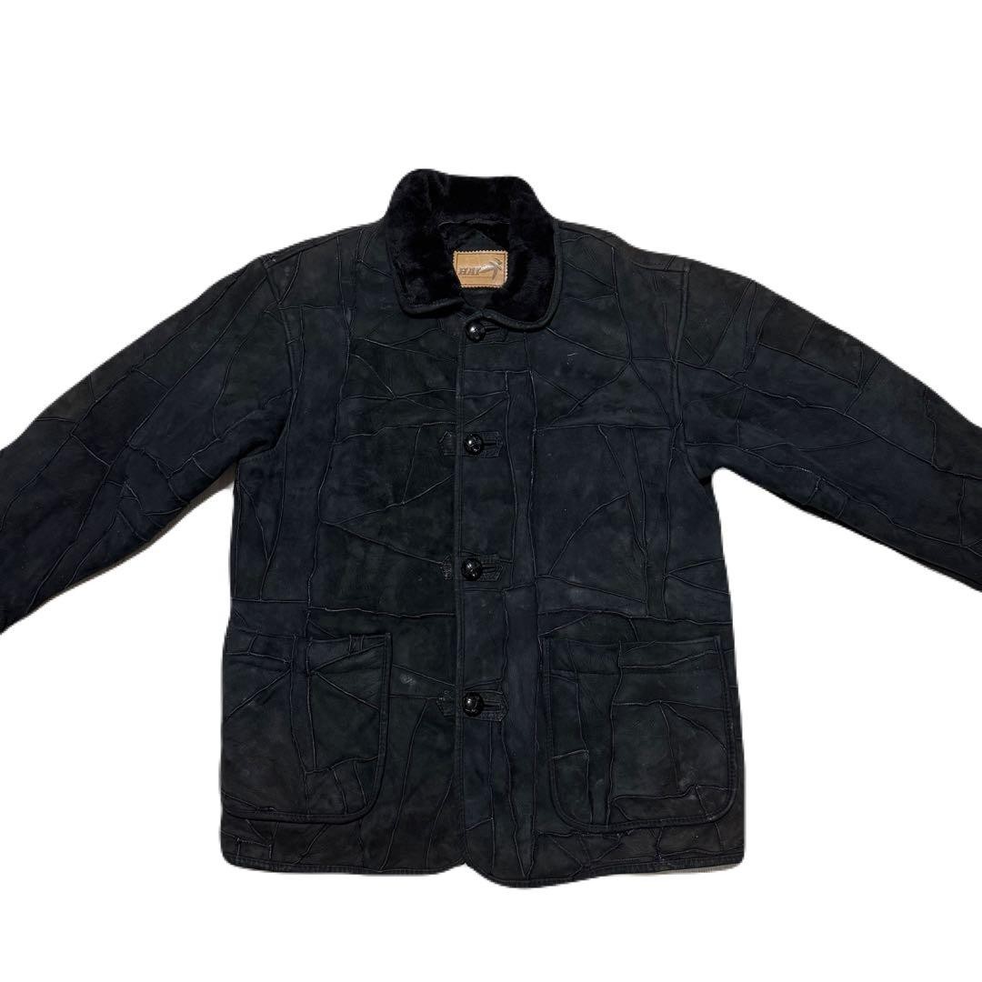 HAI SPORTING GEAR 80's Patchwork Shearling Jacket… - image 24