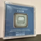 Geiger Edelmetalle CLUB - 1 troy oz .999 Fine Silver Square Bar in Assay - RARE!