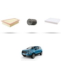 Hoffcar Wartungsset - 3 Filter Kompatibel Mit Ford Ecosport 1.0 Ecoboost 74KW