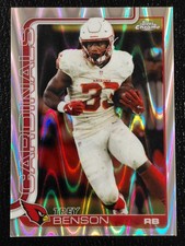 2025 Topps Chrome Trey Benson Raywave Refractor #7