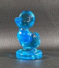 Boyd's Crystal Art Glass DEBBIE DUCK & DUCKLINGS #11 ALICE BLUE 4-8-83 3pc SET — photo 4
