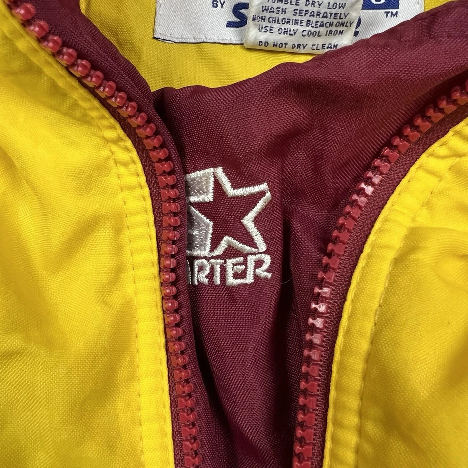 Vintage 90s Starter Pro Line Washington Redskins Puffer Jacket Men XL Commanders - Image 3 of 4