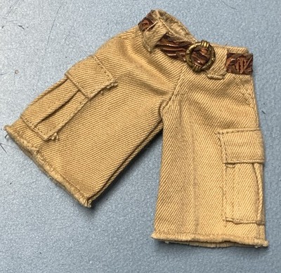Vtg 2003 MGA Bratz Boyz Cade Doll Sun Kissed Summer Tan Cargo Shorts Brown Belt