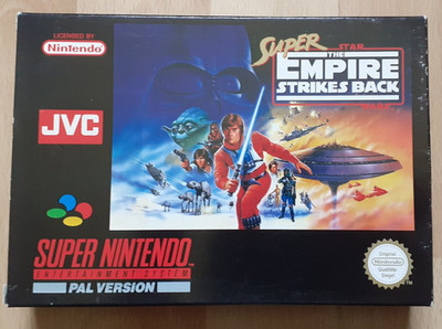 Super Nintendo SNES Spiel - Super Star Wars The Empire Strikes Back - PAL - OVP