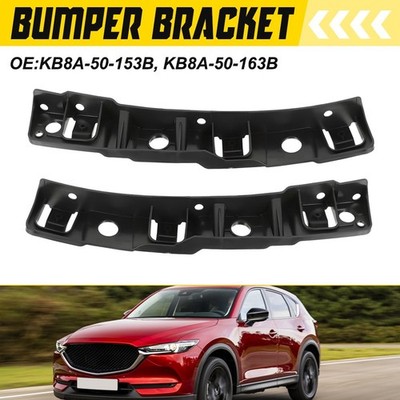 2X Black For 2017 18 19 20-2021 Mazda CX-5 Bumper Support Bracket Front LH+RH ER