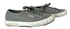 Superga 2750 Cotu Classic Sneakers Women's 8.5 39 1/2 Tennis Shoes Grey Low Top