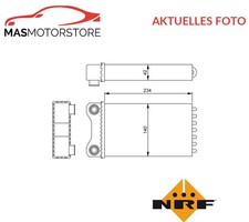 WÄRMETAUSCHER INNENRAUMHEIZUNG NRF 54252 A FÜR AUDI A4,B7,B6