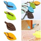 Modern Leaf Shaped Silicone Door Blocker for Protecting Children and Doors