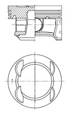 Kolben FÜR Opel Adam (M13), Opel Corsa E (X15) - Kolbenschmidt 41007600-image