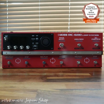 Pédale d'effet guitare électrique BOSS RC-600 Loop Station Looper Sequencer R... - Photo 1/4