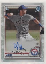 2020 Bowman Chrome Prospects Refractor 202/499 Diosbel Arias #CPA-DA Auto 02d2