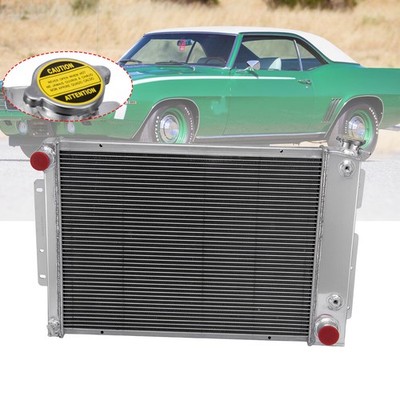 4 ROW Aluminum Radiator For 1967-1969 Chevy Camaro Big Block AT CC370 USA