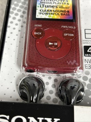 Buy Sony Walkman NWZ-E383 Red Red (4 GB) Digital Media Player