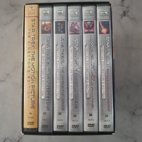 Star Trek - The Original Crew 6-Movie Collection (DVD, 2004) Region 1 - Picture 2 of 6