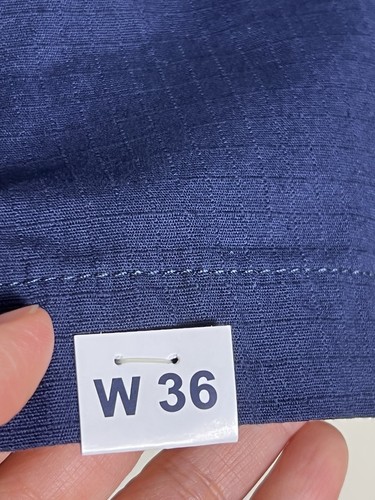 Architect Mens Shorts 36 Navy Blue 100% Cotton Casual Outdoor Utility Summer - Picture 3 of 16