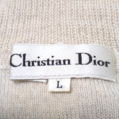 Auth DIOR/ChristianDior - Cream Gray Women's Sweater - Picture 3 of 6