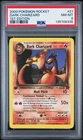 2000 POKEMON ROCKET 1ST ED #21 DARK CHARIZARD PSA 8