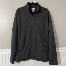 Disney Parks Pullover Fleece 1/4 Zip Pockets Walt Disney World 1971 Men  s Medium
