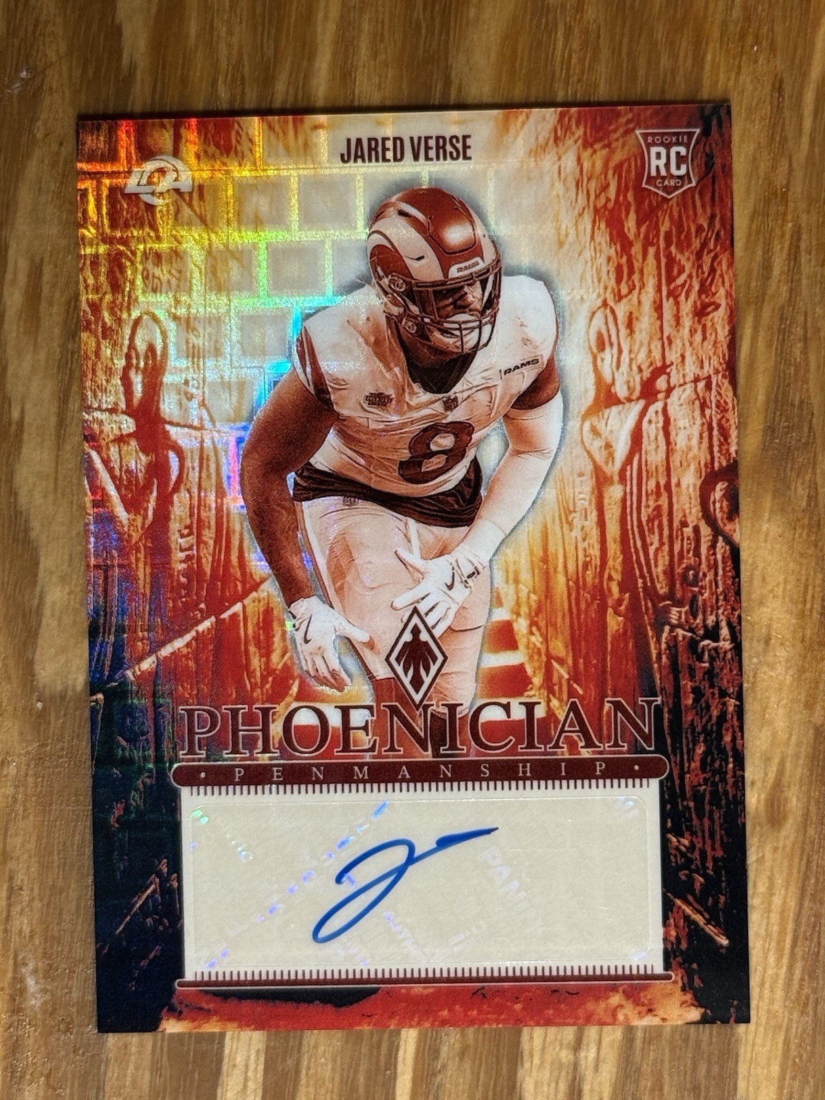 Jared Verse Panini Phoenix Phoenician Rookie Penmanship Autographs #PRPJVE Pandora