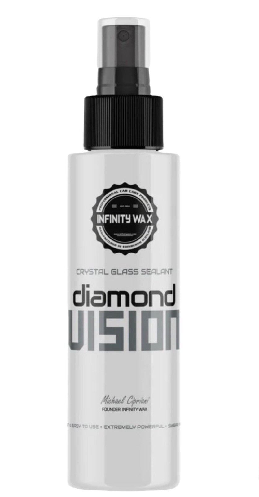 INFINITY WAX - Diamond Vision 250ml Super Hydrophobic Glass Protection Sealant - Image 2