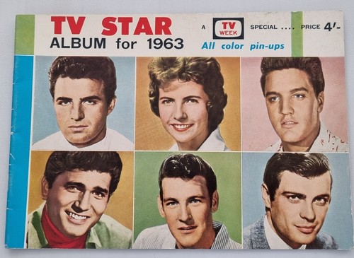 Rare 1963 TV Star Album Elvis Bonanza Donahue Funicello J O'Keefe Roy Rogers