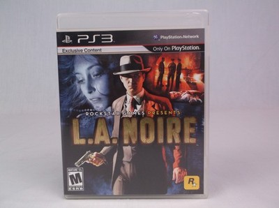 L.A. Noire (Sony PlayStation 3, 2011) CIB, Tested & Working. (CLEAN)
