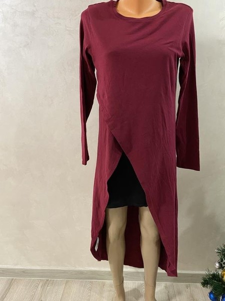 Women Klass Collection Dress Burgundy 38 / M / 46